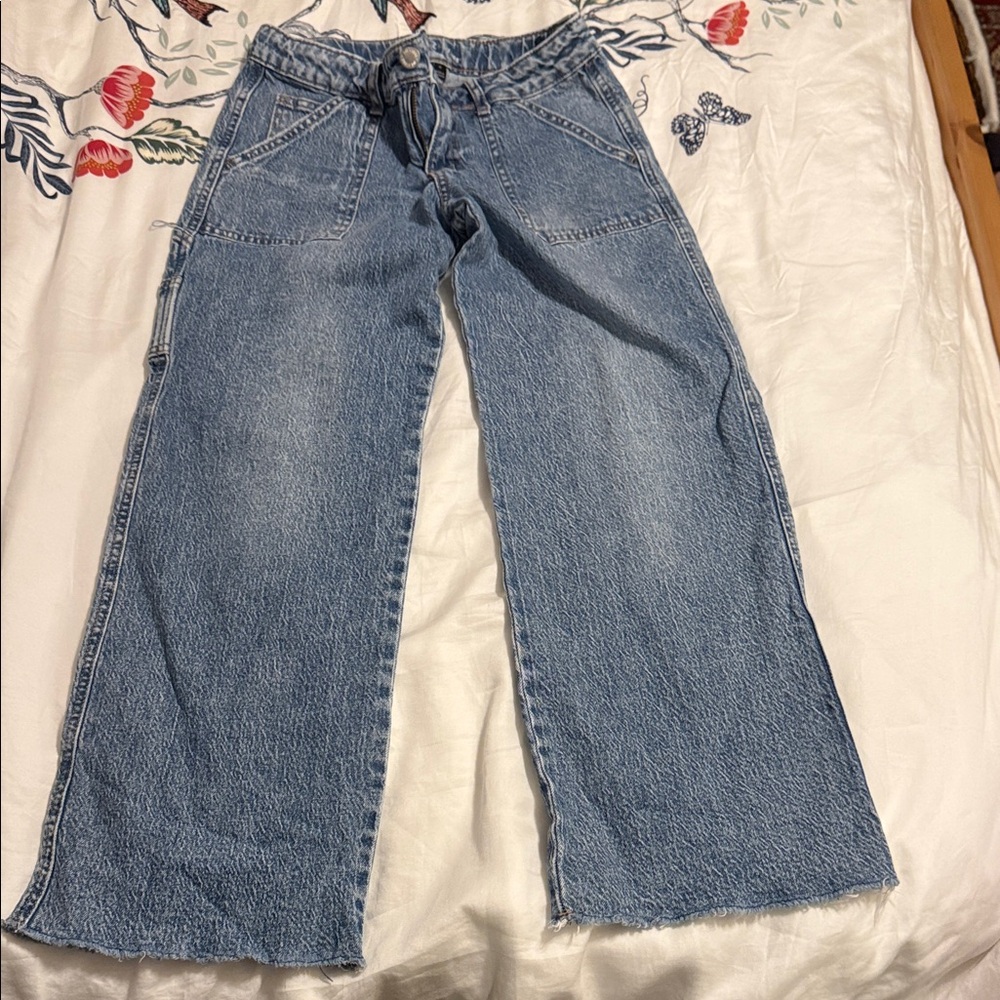 Art Class Blue Wide-Leg Jeans